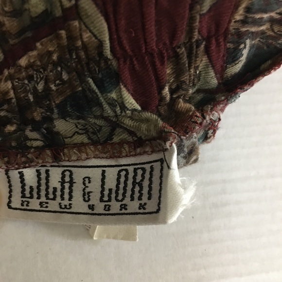 Lila & Lori NY, Long Skirt Horses Equestrian Burgundy wrap and zipper size 14 - Picture 8 of 11